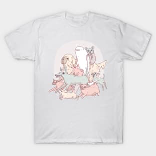 dog walker T-Shirt